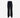 Men's Elite Tailored Fit Pant with Satin Tuxedo Stripe ~ Charcoal / Turquoise